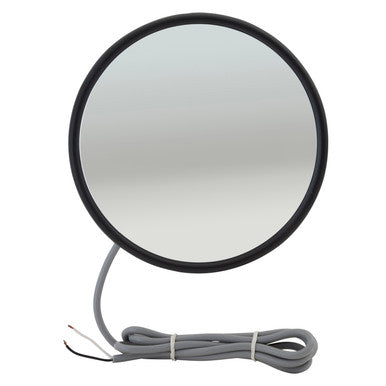 Grote 12283 8" Round Convex Mirrors with Center-Mount Ball-Stud, Heated Mirror