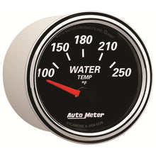Load image into Gallery viewer, AutoMeter 1238 GAUGE, WATER TEMP, 2 1/16", 250?F, ELEC, DESIGNER BLACK II