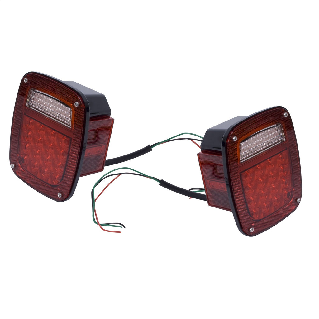 Rugged Ridge 12403.85 LED Tail Light Set for Select Jeep CJ5, Jeep CJ7