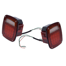 Load image into Gallery viewer, Rugged Ridge 12403.85 LED Tail Light Set for Select Jeep CJ5, Jeep CJ7