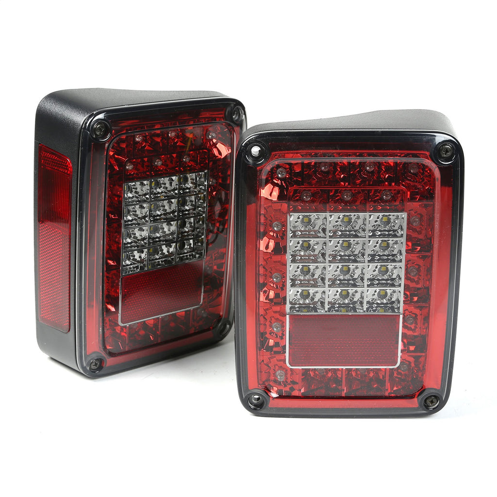 Rugged Ridge 12403.88 LED Tail Light Set for Select Jeep Wrangler, Jeep Wrangler JK