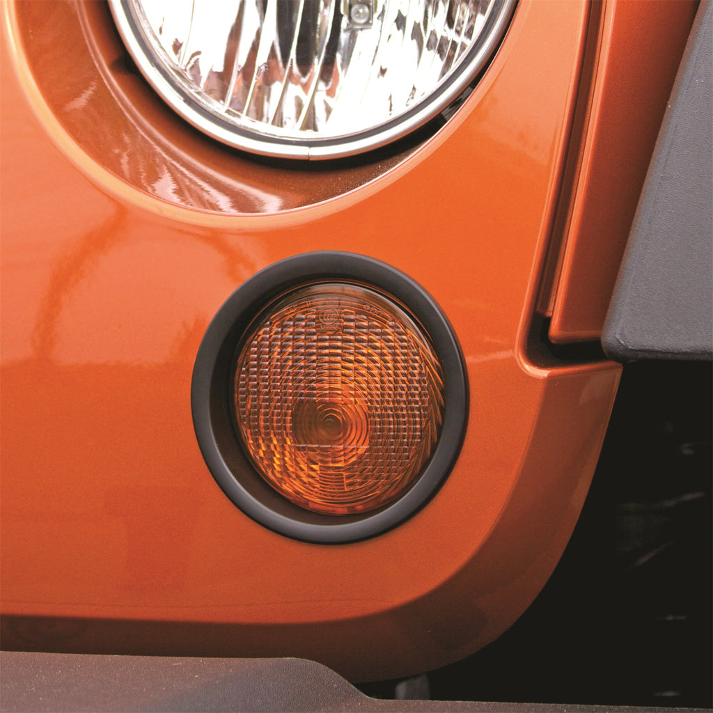 Rugged Ridge 12419.26 Turn Signal Lamp Cover for Select Jeep Wrangler, Jeep Wrangler JK