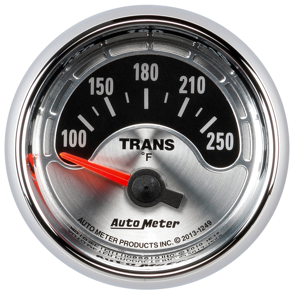 AutoMeter 1249 GAUGE, TRANS TEMP, 2 1/16", 250?F, ELEC, AMERICAN MUSCLE