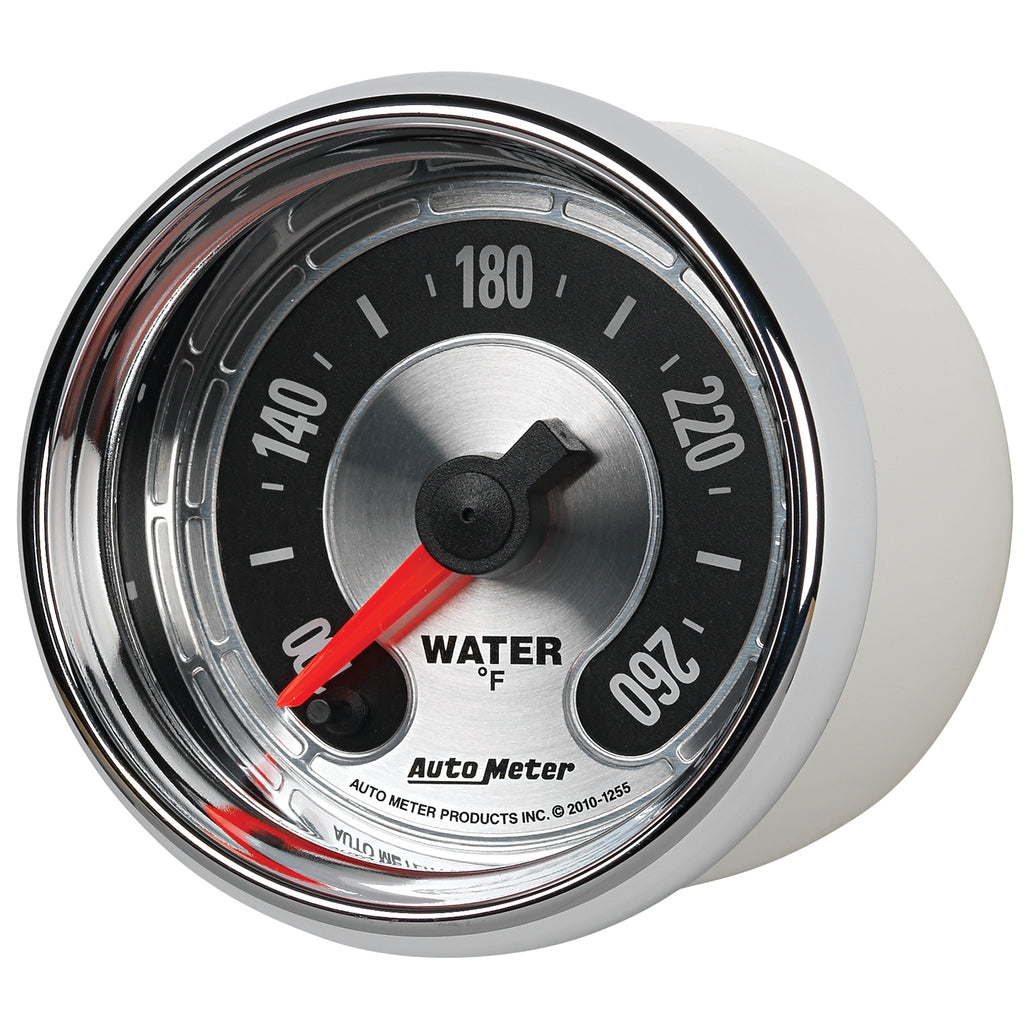 AutoMeter 1255 GAUGE, WATER TEMP, 2 1/16", 260?F, DIGITAL STEPPER MOTOR, AMERICAN MUSCLE