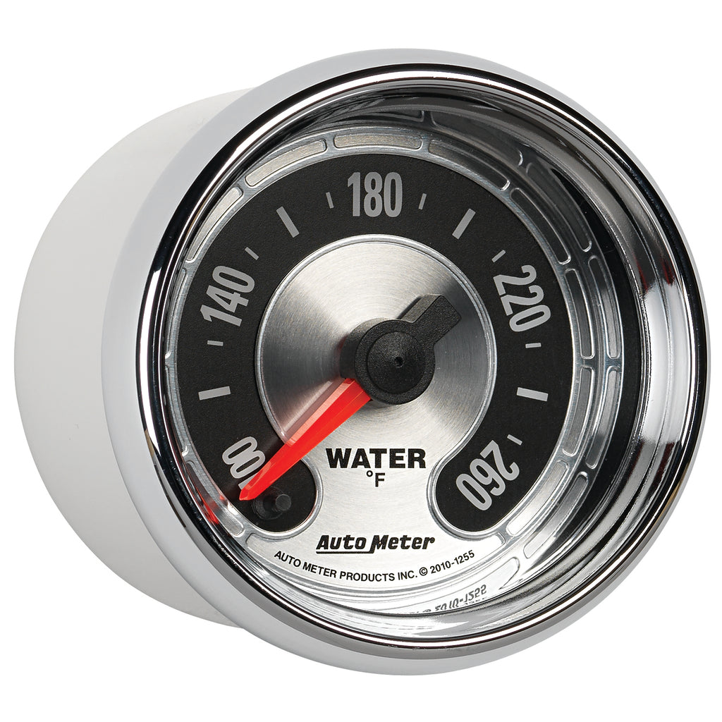 AutoMeter 1255 GAUGE, WATER TEMP, 2 1/16", 260?F, DIGITAL STEPPER MOTOR, AMERICAN MUSCLE