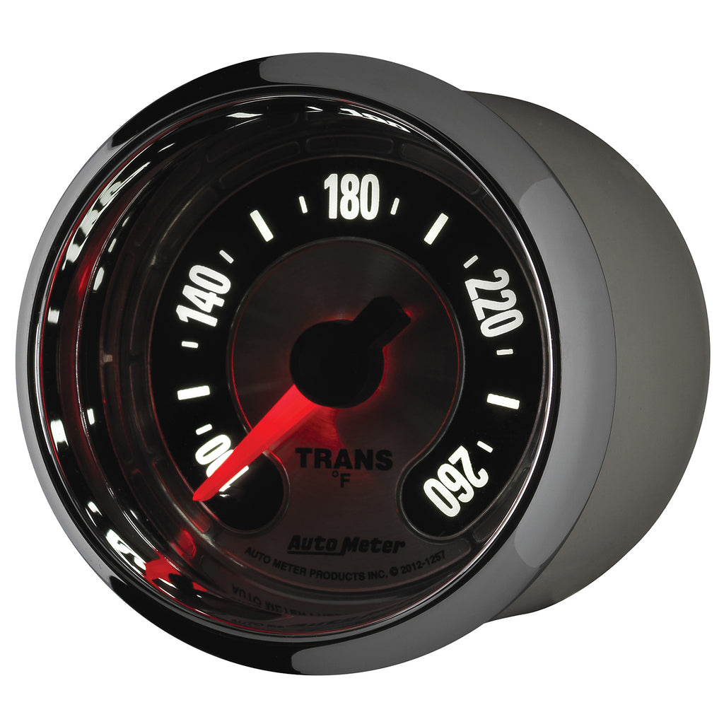 AutoMeter 1257 GAUGE, TRANS TEMP, 2 1/16" 260?F, DIGITAL STEPPER MOTOR, AMERICAN MUSCLE
