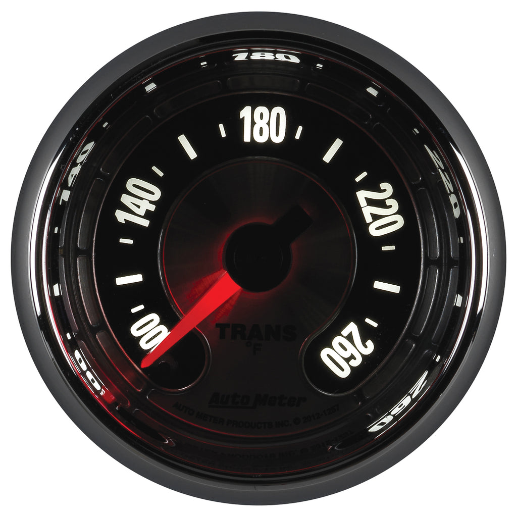 AutoMeter 1257 GAUGE, TRANS TEMP, 2 1/16" 260?F, DIGITAL STEPPER MOTOR, AMERICAN MUSCLE
