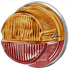 Load image into Gallery viewer, 1259-AmberRed-TurnTail-Lamp-With-Chrome-Base