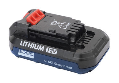 Lincoln Industrial 1261 12 V Lithium-Ion Battery for PowerLuber Model 1260, Output 12 V DC, Capacity 1500 mAh