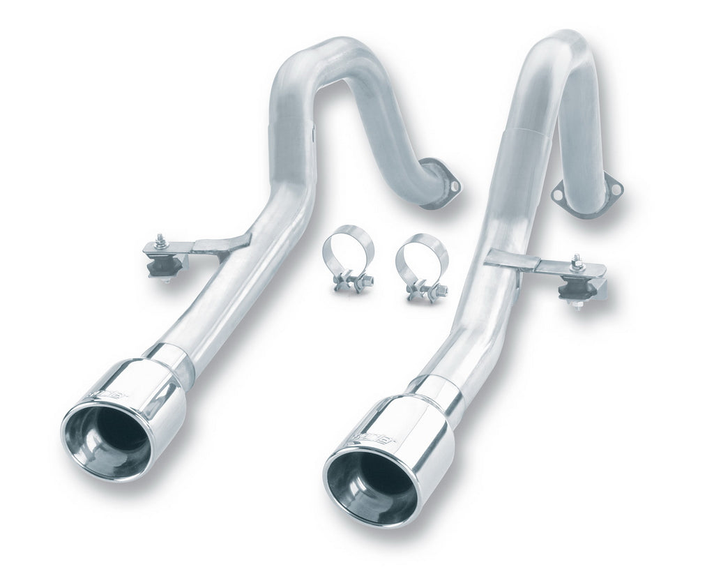 Borla 12649 Cat-Back Exhaust System - Straight Pipe for Select Chevrolet Corvette