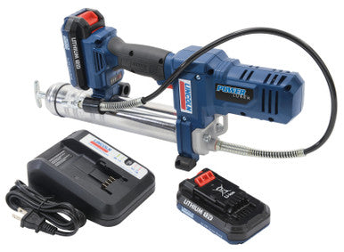 Lincoln Industrial 1264 12V PowerLuber, Dual Battery Unit with Charger and Carrying Case, Max. Operating Pressure 8000 PSI