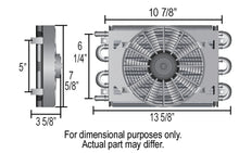 Load image into Gallery viewer, Derale 12730 6 Pass 14" Dyno-Cool Remote Cooler, -6AN