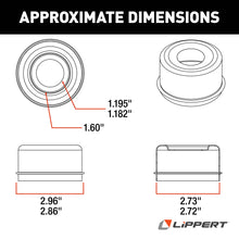 Load image into Gallery viewer, CURT 127300 Dust Cap - 7,000-8,000-lb. Axles