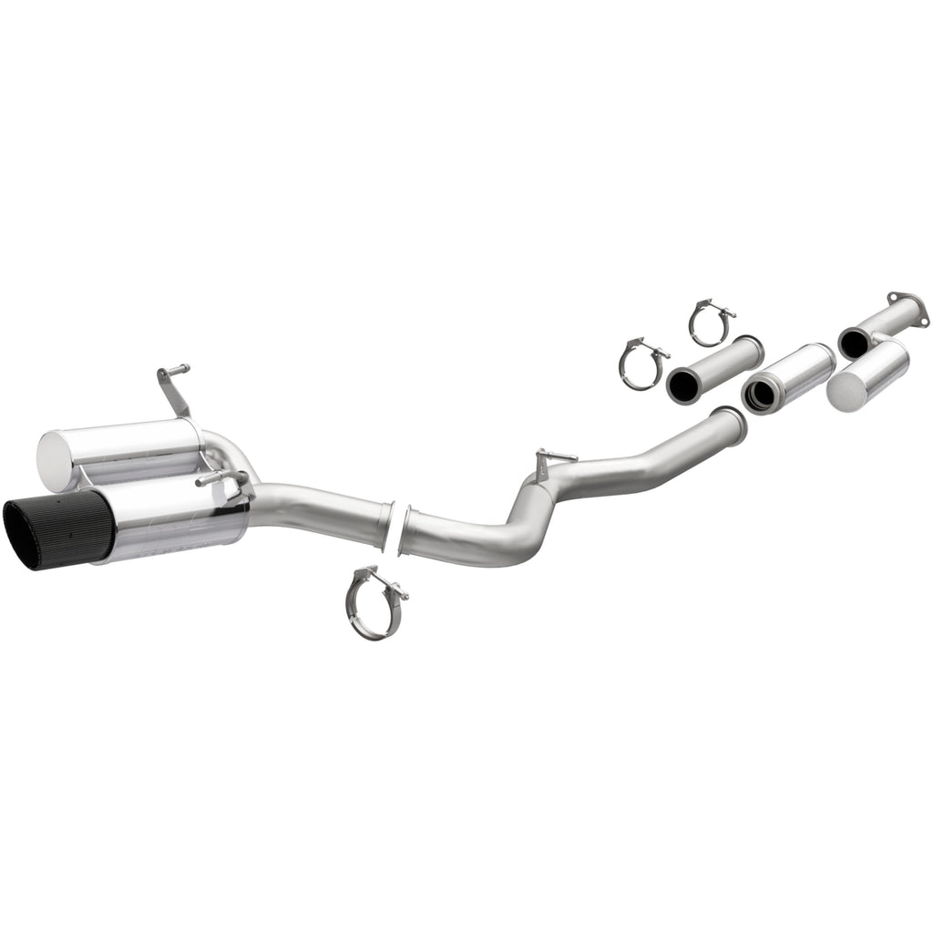 MagnaFlow Exhaust Products 19547 xMOD Series Carbon Fiber Tips Cat-Back System for Select Subaru Impreza, Subaru WRX, Subaru WRX STI