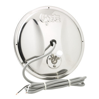 Grote 12813 8" Round Convex Mirrors with Offset Ball-Stud, Stainless Steel