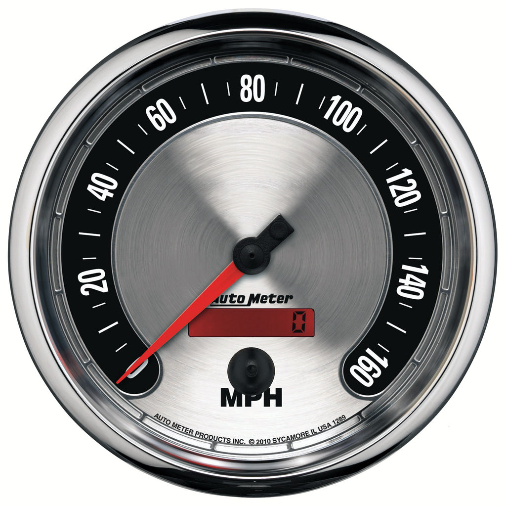 AutoMeter 1289 GAUGE, SPEEDOMETER, 5", 160MPH, ELEC. PROGRAMMABLE, AMERICAN MUSCLE
