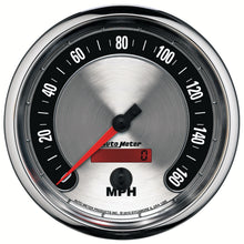 Load image into Gallery viewer, AutoMeter 1289 GAUGE, SPEEDOMETER, 5", 160MPH, ELEC. PROGRAMMABLE, AMERICAN MUSCLE
