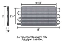 Load image into Gallery viewer, Derale 12901 4 Pass 13" Dyno-Cool Series 6000 Aluminum Transmission Cooler for Select American Motors Concord, Chevrolet Aveo, Chevrolet Aveo5, Chevrolet Prizm, Chrysler 200, Chrysler Cirrus, Chrysler E Class, Chrysler Laser, Chrysler LeBaron, Chrysler