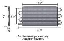 Load image into Gallery viewer, Derale 12902 4 Pass 15" Dyno-Cool Series 6000 Aluminum Transmission Cooler for Select American Motors Ambassador, American Motors Concord, American Motors Eagle, American Motors Gremlin, American Motors Hornet, American Motors Matador, American Motors