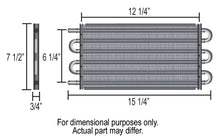Load image into Gallery viewer, Derale 12903 6 Pass 15" Dyno-Cool Series 6000 Aluminum Transmission Cooler for Select Chrysler 300, Chrysler Concorde, Chrysler Crossfire, Chrysler Imperial, Chrysler LeBaron, Chrysler New Yorker, Chrysler Sebring, Chrysler TC Maserati, MG MGB, Scion