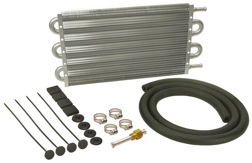 Derale 12903 6 Pass 15" Dyno-Cool Series 6000 Aluminum Transmission Cooler for Select Chrysler 300, Chrysler Concorde, Chrysler Crossfire, Chrysler Imperial, Chrysler LeBaron, Chrysler New Yorker, Chrysler Sebring, Chrysler TC Maserati, MG MGB, Scion