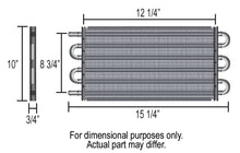 Load image into Gallery viewer, Derale 12904 8 Pass 15" Dyno-Cool Series 6000 Aluminum Transmission Cooler for Select Daimler SP250