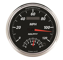Load image into Gallery viewer, AutoMeter 1291 GAUGE, TACH/SPEEDO, 5", 120MPH &amp; 8K RPM, ELEC. PROGRAM, DESIGNER BLACK II