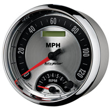 Load image into Gallery viewer, AutoMeter 1295 GAUGE, TACH/SPEEDO, 5", 160MPH &amp; 8K RPM, ELEC. PROGRAM., AMER. MUSCLE