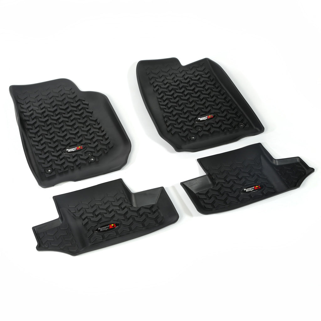 Rugged Ridge 12987.03 All Terrain Floor Liner for Select Jeep Wrangler, Jeep Wrangler JK