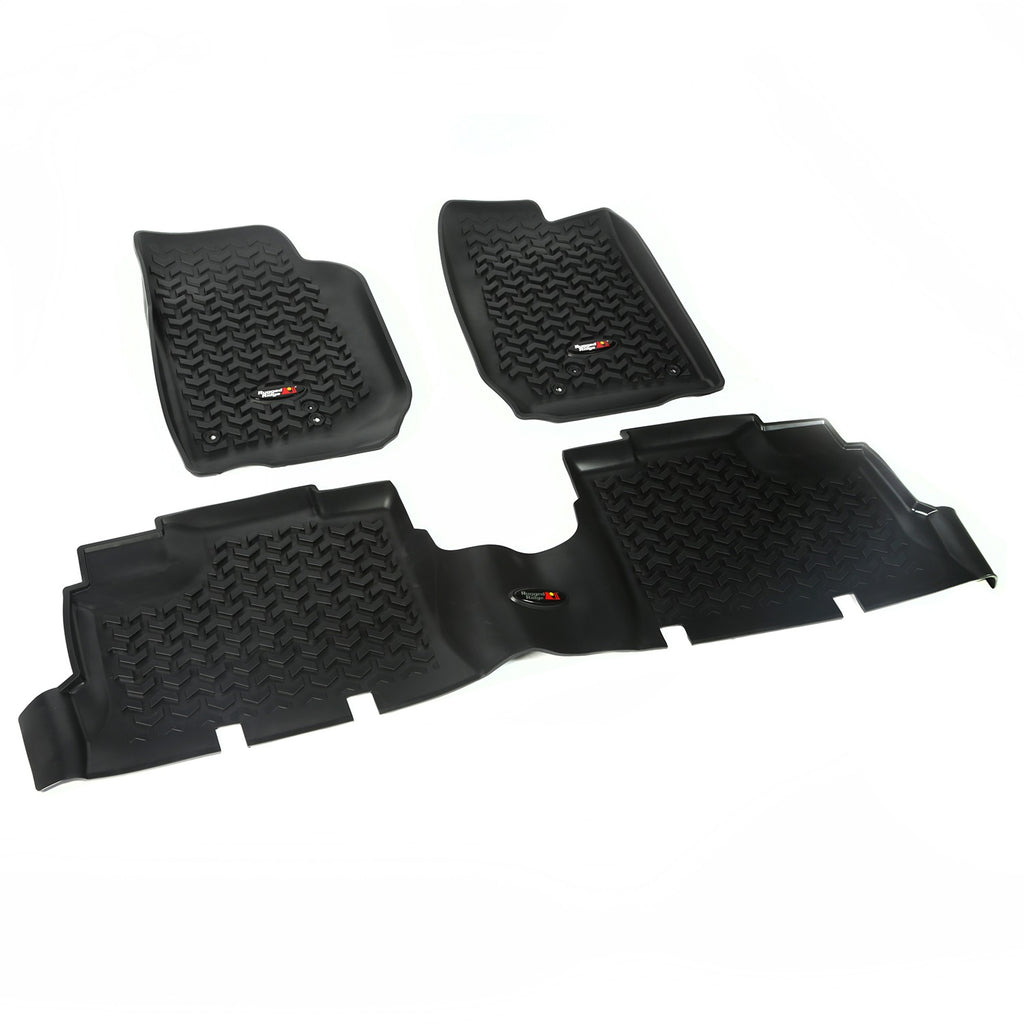 Rugged Ridge 12987.04 All Terrain Floor Liner for Select Jeep Wrangler, Jeep Wrangler JK