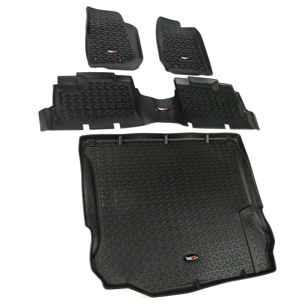 Rugged Ridge 12988.04 All Terrain Floor Liner for Select Jeep Wrangler, Jeep Wrangler JK