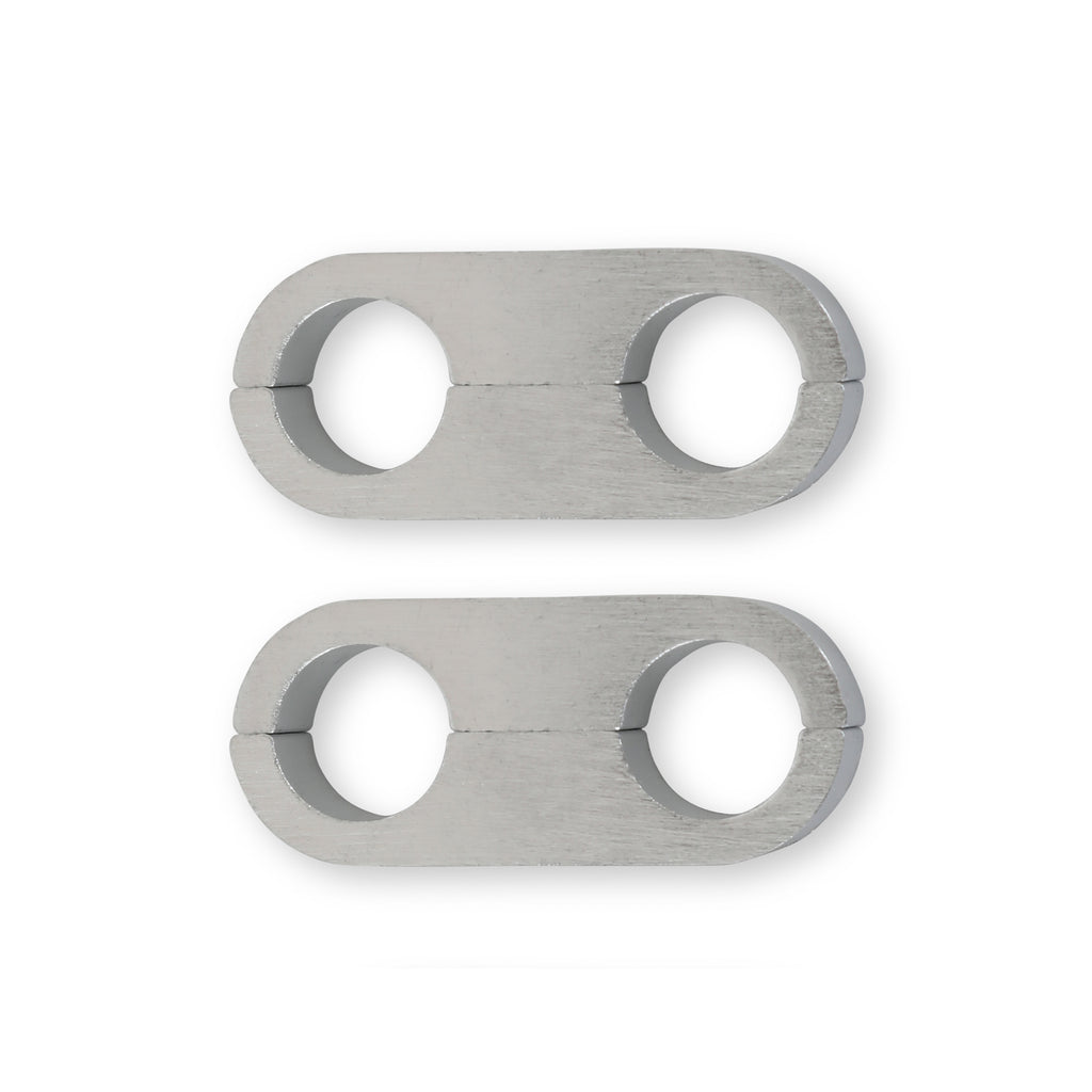 12In.-Polished-Alum.-HoseTube-Separators-2Pk