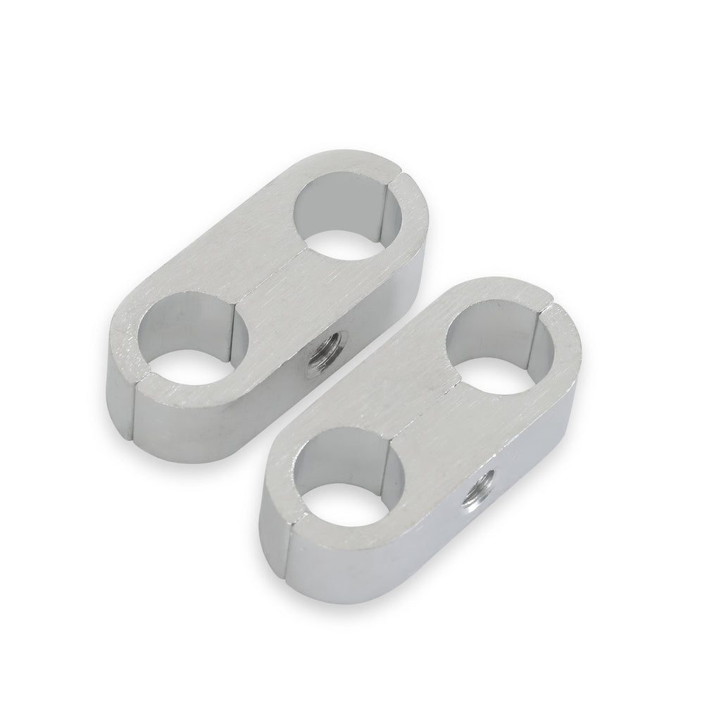 12In.-Polished-Alum.-HoseTube-Separators-2Pk