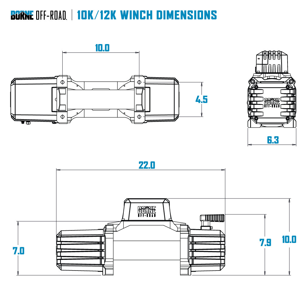 Mishimoto BNWN-12-SPK Borne Off-Road