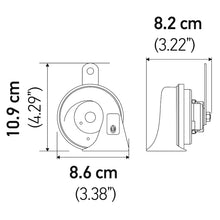 Load image into Gallery viewer, 12V-Twin-Trumpet-Horn-Kit-With-Bracket---Toyota