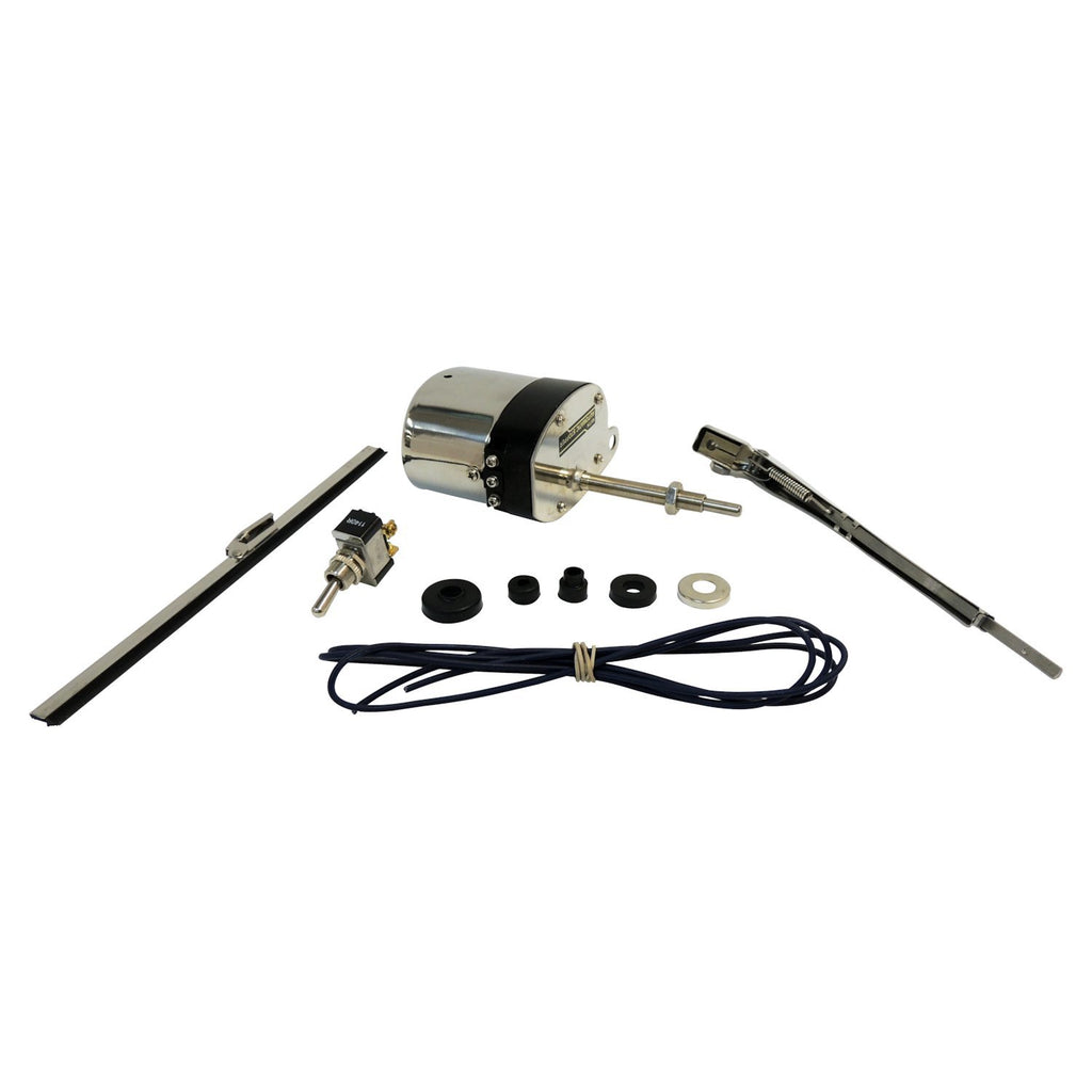 Crown Automotive Jeep Replacement 12VST 12 Volt 1-Speed Stainless Wiper Motor Kit for 41-63 Jeep CJs, MB, M38, M38-A1 for Select Jeep Willys, Willys MB