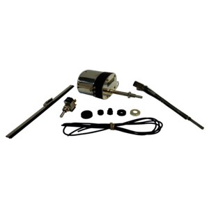 Crown Automotive Jeep Replacement 12VST 12 Volt 1-Speed Stainless Wiper Motor Kit for 41-63 Jeep CJs, MB, M38, M38-A1 for Select Jeep Willys, Willys MB