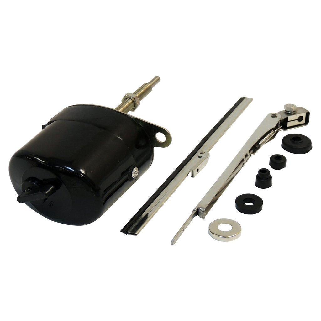 Crown Automotive Jeep Replacement 12V 12 Volt 1-Speed Wiper Motor Kit for Select 45-58 Jeep CJs, MB, M38, M38-A1