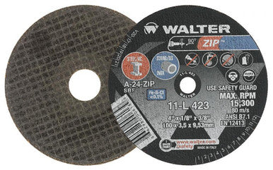 Walter 11L423 4X1/8X3/8 Zip Cut-Off Wheels