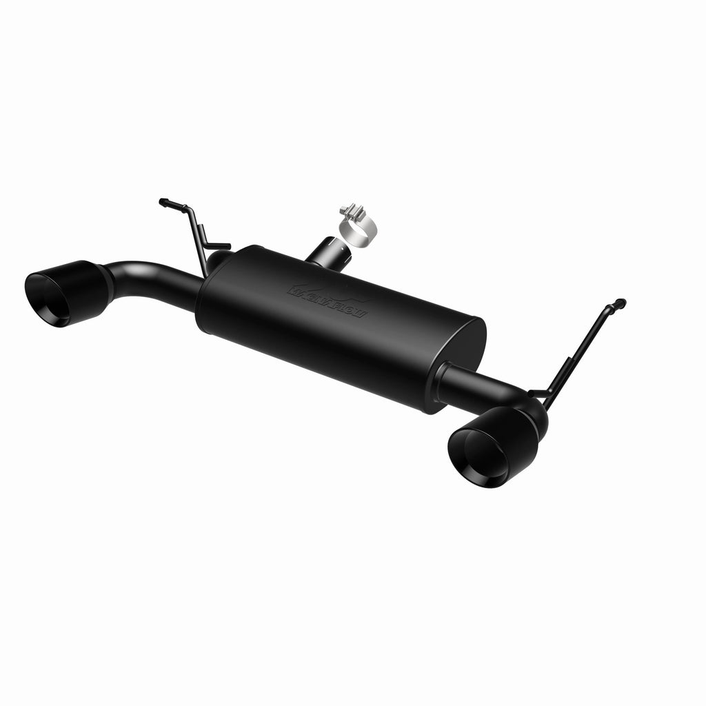 MagnaFlow Exhaust Products 15160 Street Series Black Coated Axle Back System for Select Jeep Wrangler, Jeep Wrangler JK