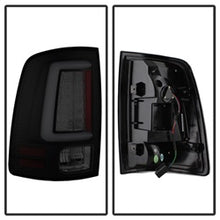 Load image into Gallery viewer, 13-14-Dodge-Ram-1500-Light-Bar-Led-Tail-Lights---Black-Smoke-Alt-Yd-Dram13v2-Led-Bsm