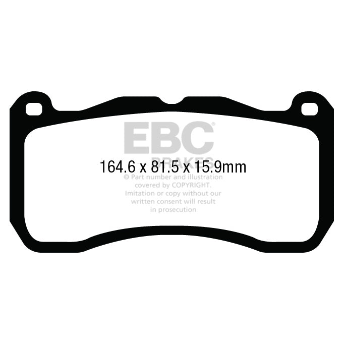 13-14-Ford-Mustang-5.8-Supercharged-(Gt500)-Shelby-Redstuff-Front-Brake-Pads