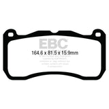 EBC DP33013C Redstuff Ceramic Low Dust Brake Pads
