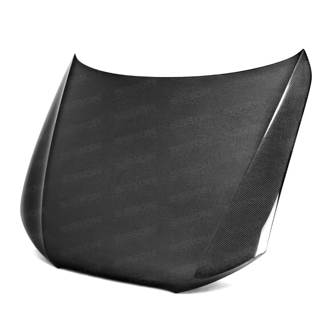 13-15-Audi-A4-Oem-Carbon-Fiber-Hood-(Hood-Pins-Required)