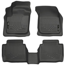 Load image into Gallery viewer, 13-16-Ford-Fusion-Weatherbeater-Combo-Black-Floor-Liners