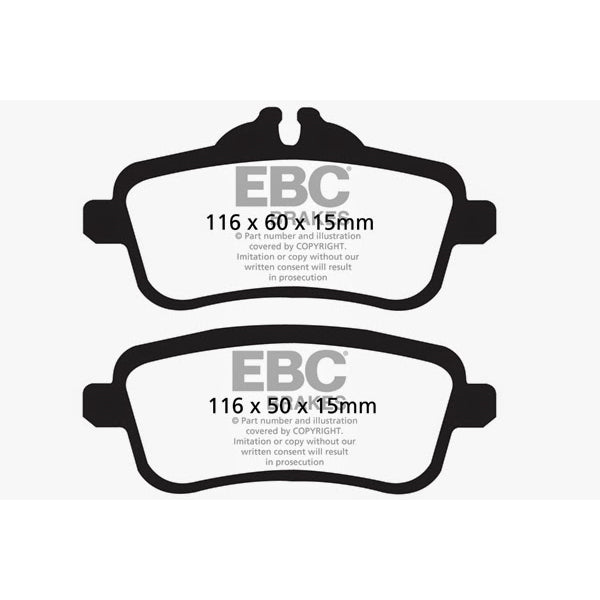 13-16-Mercedes-Benz-Gl350-3.0-Td-Greenstuff-Rear-Brake-Pads