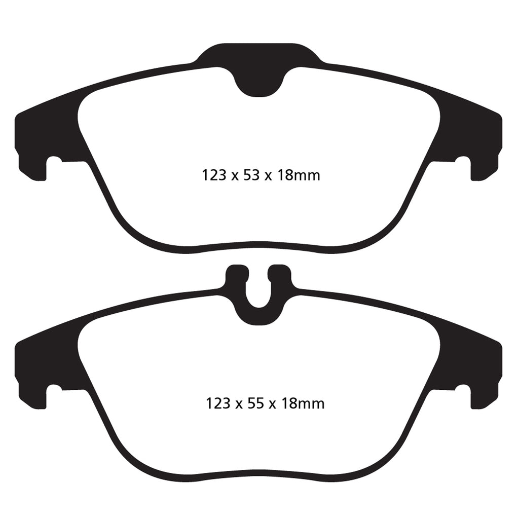 13-16-Mercedes-Benz-Glk250-2.1-Twin-Td-Redstuff-Rear-Brake-Pads