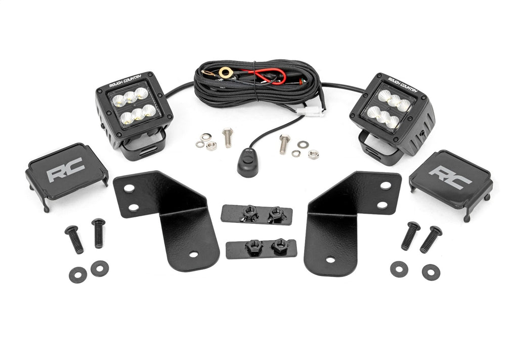 Rough Country 93145 Black Series LED Kit for Select Polaris Ranger 1000, Polaris Ranger 900 XP, Polaris Ranger Crew 1000, Polaris Ranger Crew Premium, Polaris Ranger Crew XP 1000, Polaris Ranger Crew XP High Lifter Edition, Polaris Ranger Crew XP Texas