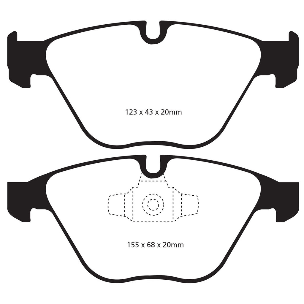 13-Bmw-X1-2.0-Turbo-(28I)-Greenstuff-Front-Brake-Pads