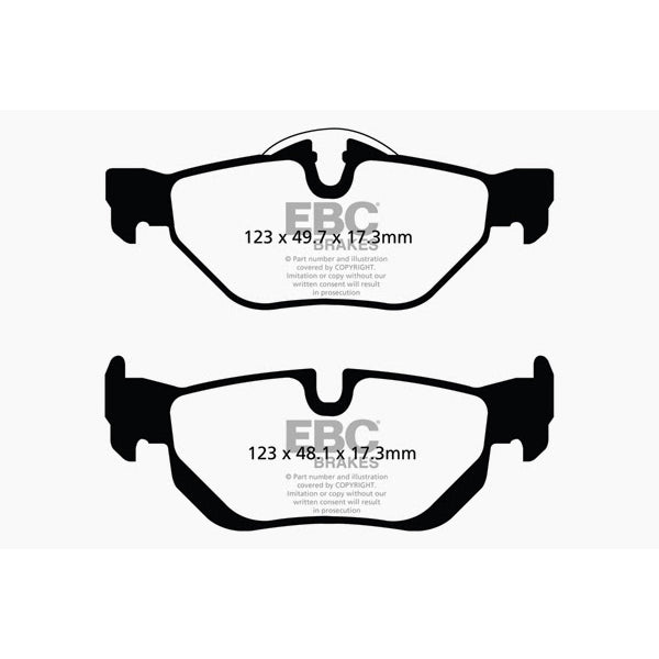 13-Bmw-X1-2.0-Turbo-(28I)-Yellowstuff-Rear-Brake-Pads